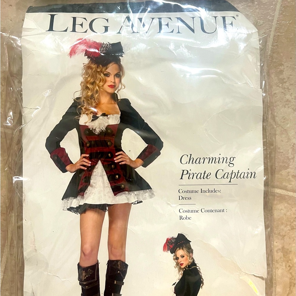 Costume, Charming pirate captain, Halloween
